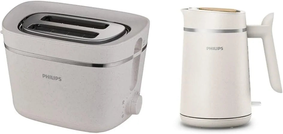 PHILIPS, czajnik elektryczny, 1, 7 l, grill, płyta IPS, Toster Bundle Eco- Conscious Edition, 2 szczeliny, 8 Ustawienia