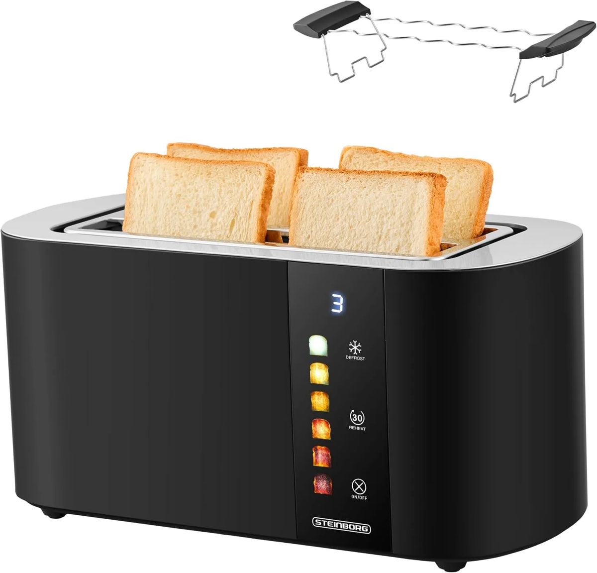 Steinborg, Toster, toster elektryczny, dywan, ® 4 toster automatyczny z grilla
