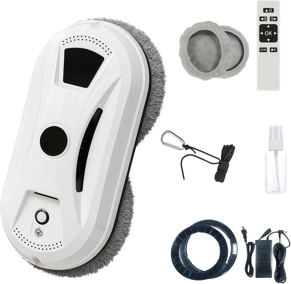 QTERHYD robot sprzątający, Bezprzewodowe duże czyszczarki powierzchniowe inteligentne do ubrań, Robosure Osmo Wash Vitre, Robosure D 'osmo Robots