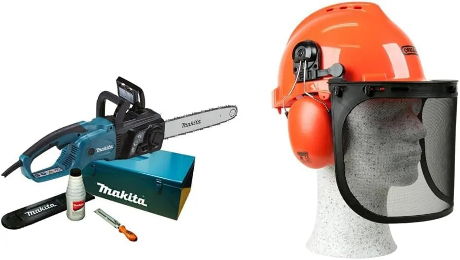 Makita UC4051AK pilarka łańcuchowa, 2000 W, 40 cm, Elektryczna piła łańcuchowa 40 cm, z akcesoriami w walizce, Pomarańczowy/Czarny