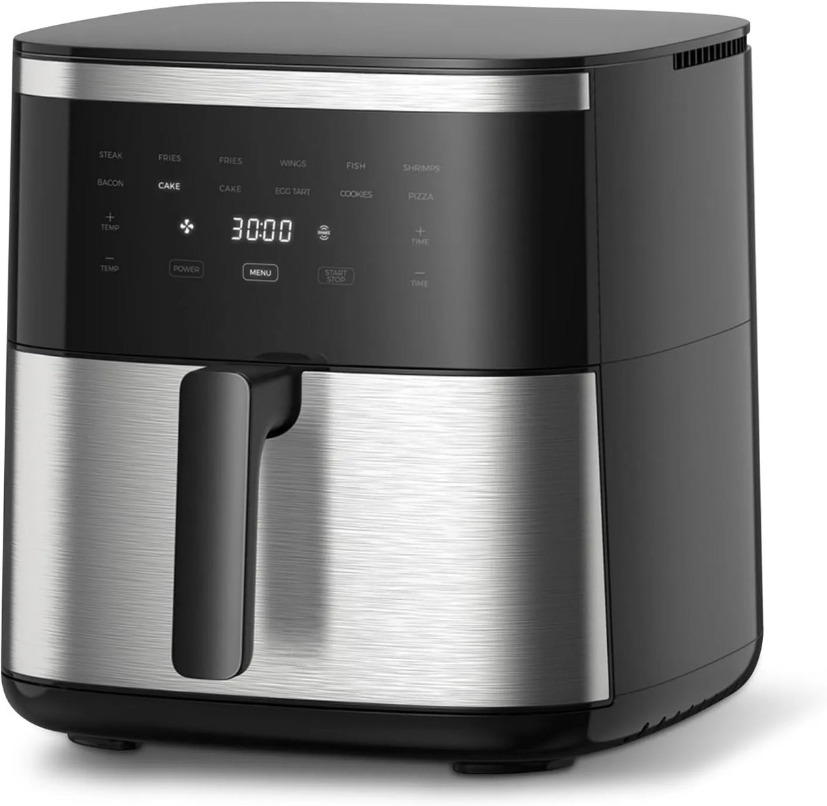 EXTRASTAR frytkownica beztłuszczowa, type2, 7 l, 1800 W, dotyk, zegar, maksymalna temperatura 200°C