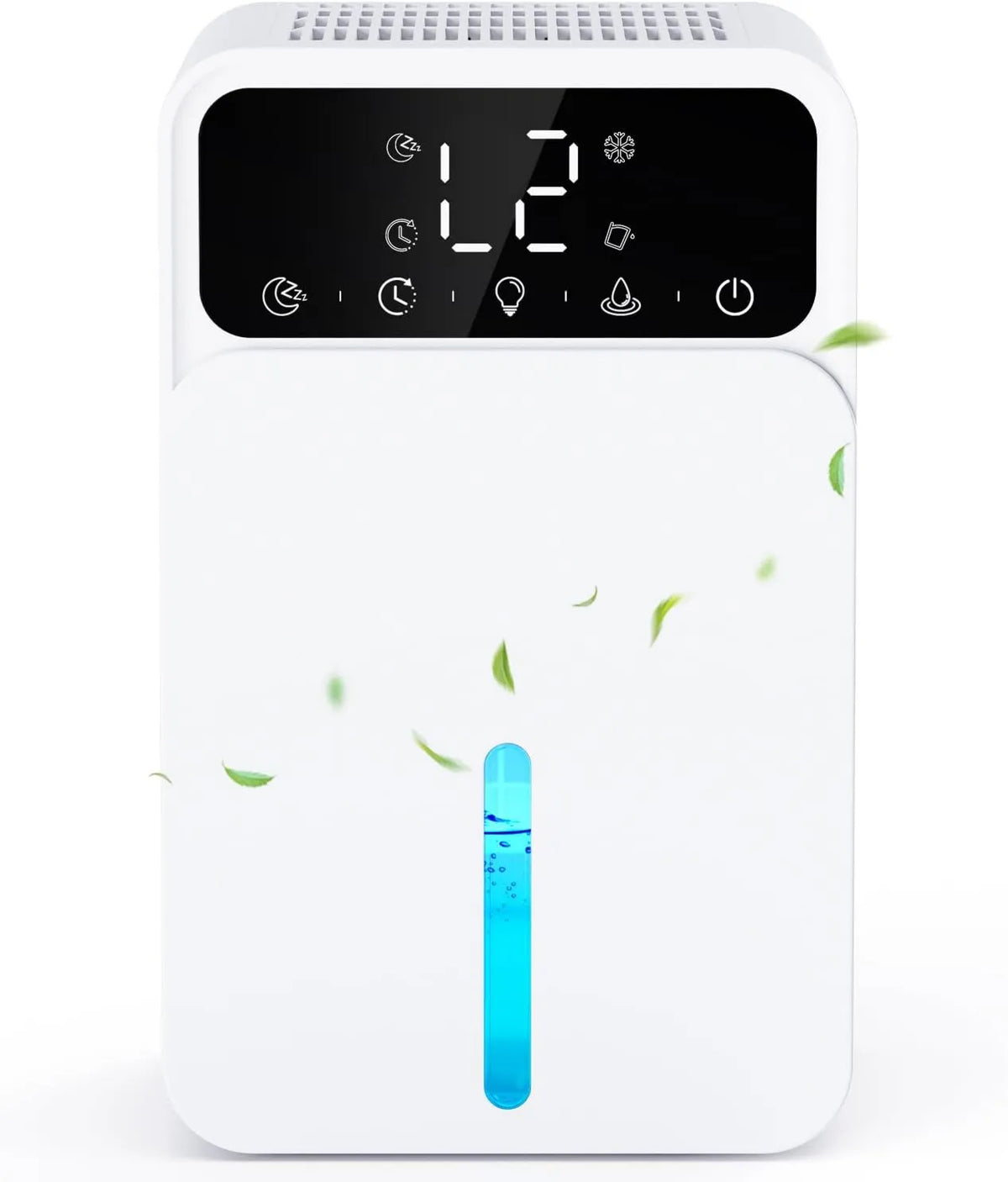 PIAZCEW osuszacz powietrza, Denawilżacz, zegar, tłumik, powietrze elektryczne 1500 mL, 7 diod LED