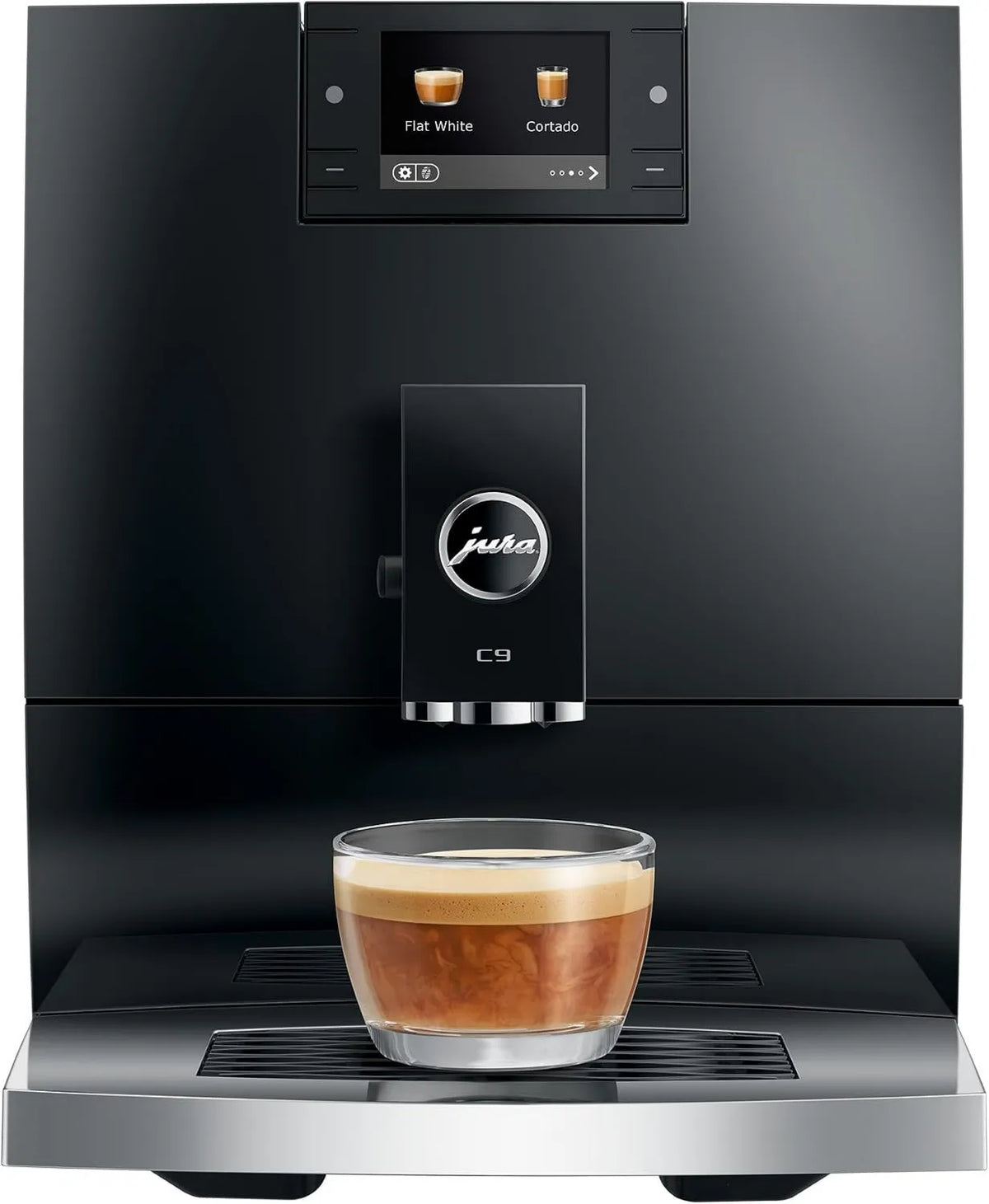 Jura C9 ekspres do kawy, 1450 W, 1,6 l, sterowanie WiFi, praca automatyczna, Piano Black, automatyczny ekspres do kawy, kolorowy wyświetlacz 2,8'