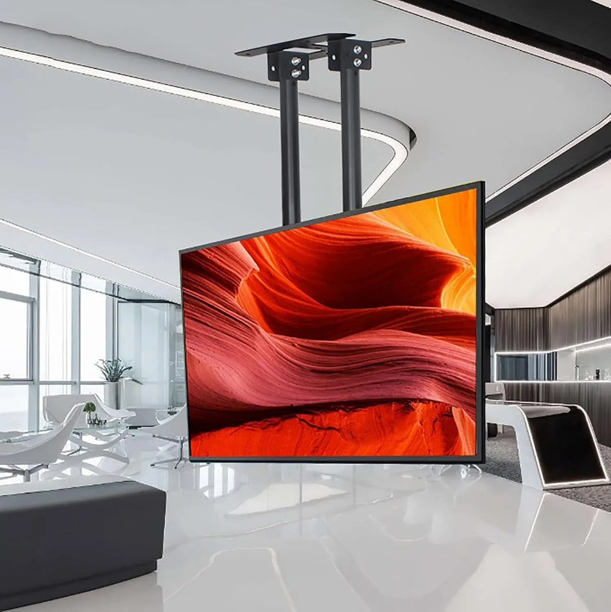 Generic uchwyt ścienny, Szafka TV, 100 cali, instalacja ścienna, TV muralna, nadaje się do większości monitorów od 60 do 100 cali