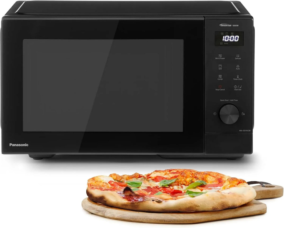 Panasonic, kuchenka mikrofalowa NN- Bahrain 35qbepg, 1300 W, mikrofalówka, czarna, NN- Bahrain 35qbepg Mikrielle Schwarz 1300 W NN-Gd35qbepg