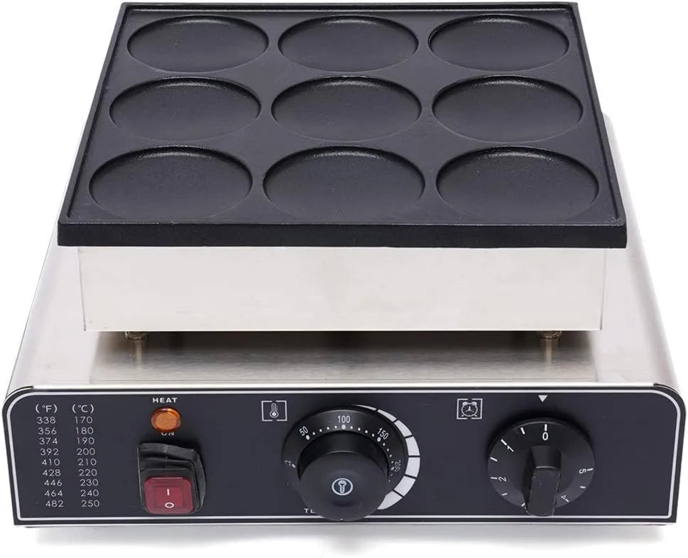 HongKKon, Naleśnik, ekspres do kawy, 850 W, 50 do 300°C, restauracja, 2 strefy temperatur, stal nierdzewna, dla restauracji