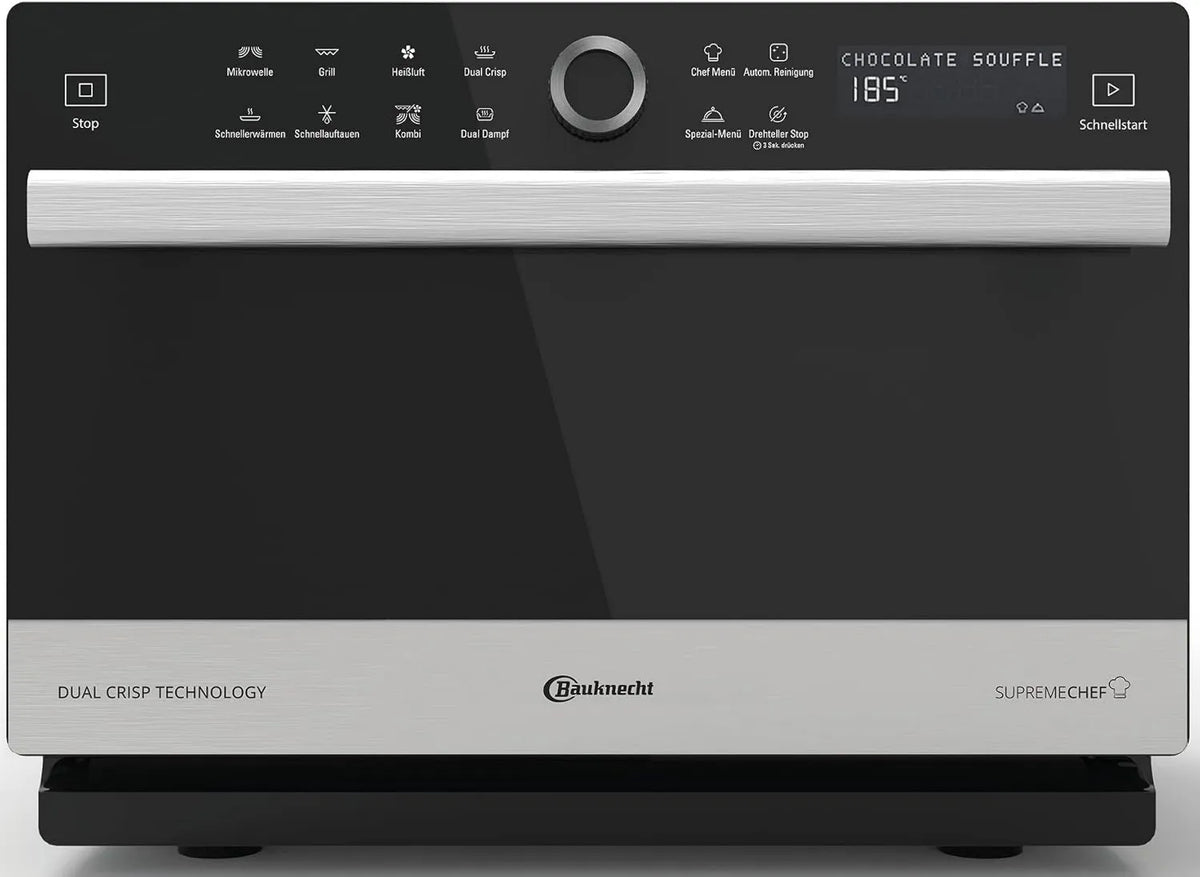 Bauknecht, Kuchenka mikrofalowa, 33 l, 1000 / 1700, 1200 W, grill, mikrofalówka, Najwyższa Chef MW 3391 SX, gorące powietrze: 1700 W