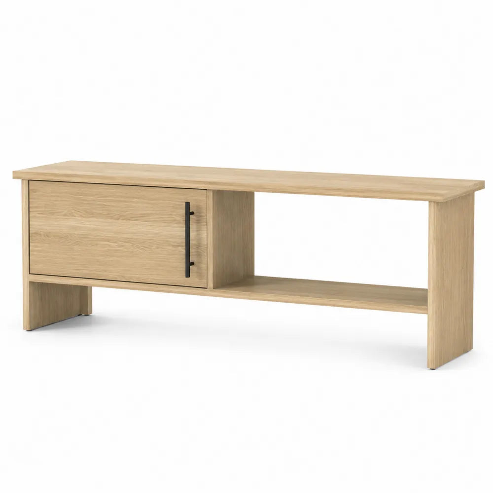 Szafka RTV dębowa z półką 120x40x45 cm
