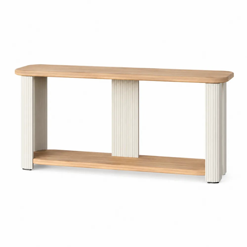 Konsola z Płyty MDF i Stali 120x30x70 cm