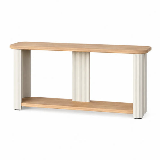 Konsola z Płyty MDF i Stali 120x30x70 cm