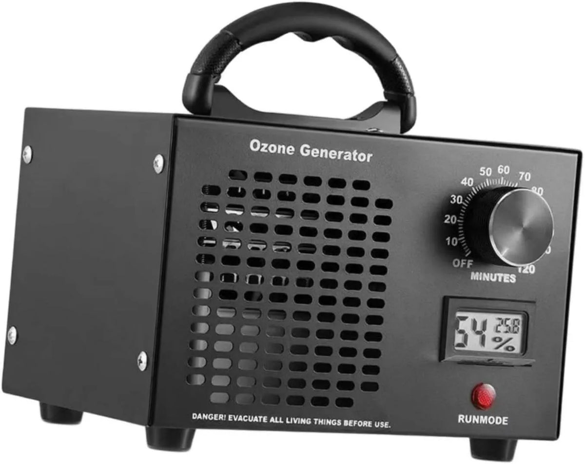 SiaBiced oczyszczacz powietrza, Przenośny generator ozonu, minutnik, Cichy, PP Metal Handle, Cichy minutnik, 10 g na H