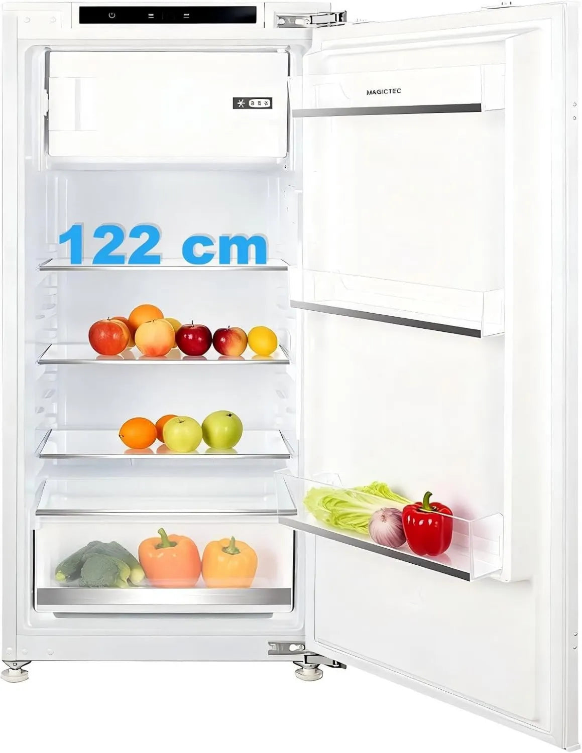 magictec minilodówka, Zamrażarka, 188 l, do zabudowy, ciche, 16 l zamrażarka, 172 l lodówka