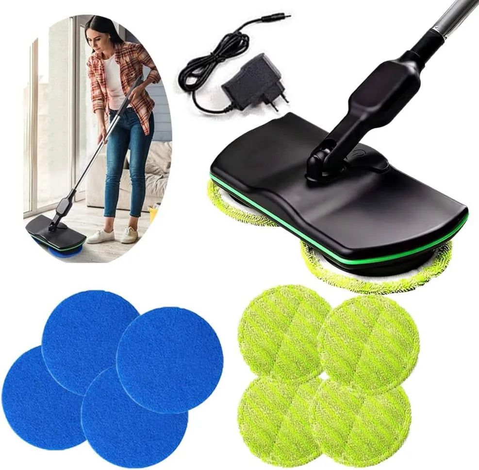 WWFF odkurzacz pionowy, Duo Spinner Balai Zmotoryzowany, Balai Mycie Podłogi, Universal elektryczny Wireless For Cleaning Floor Handles, do elektrycznych Balai