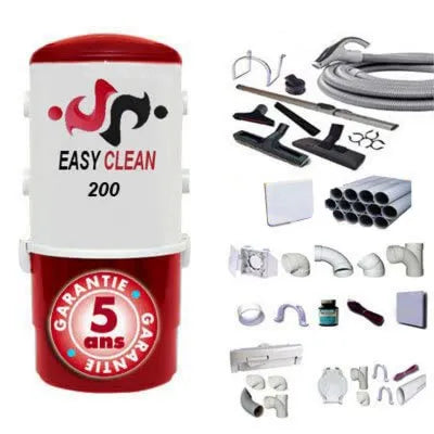 Clean & Easy, Akcesoria do urządzeń, Easy- Clean 200 Scentralizowany zestaw próżniowy 5 lat gwarancji, do 180 m²