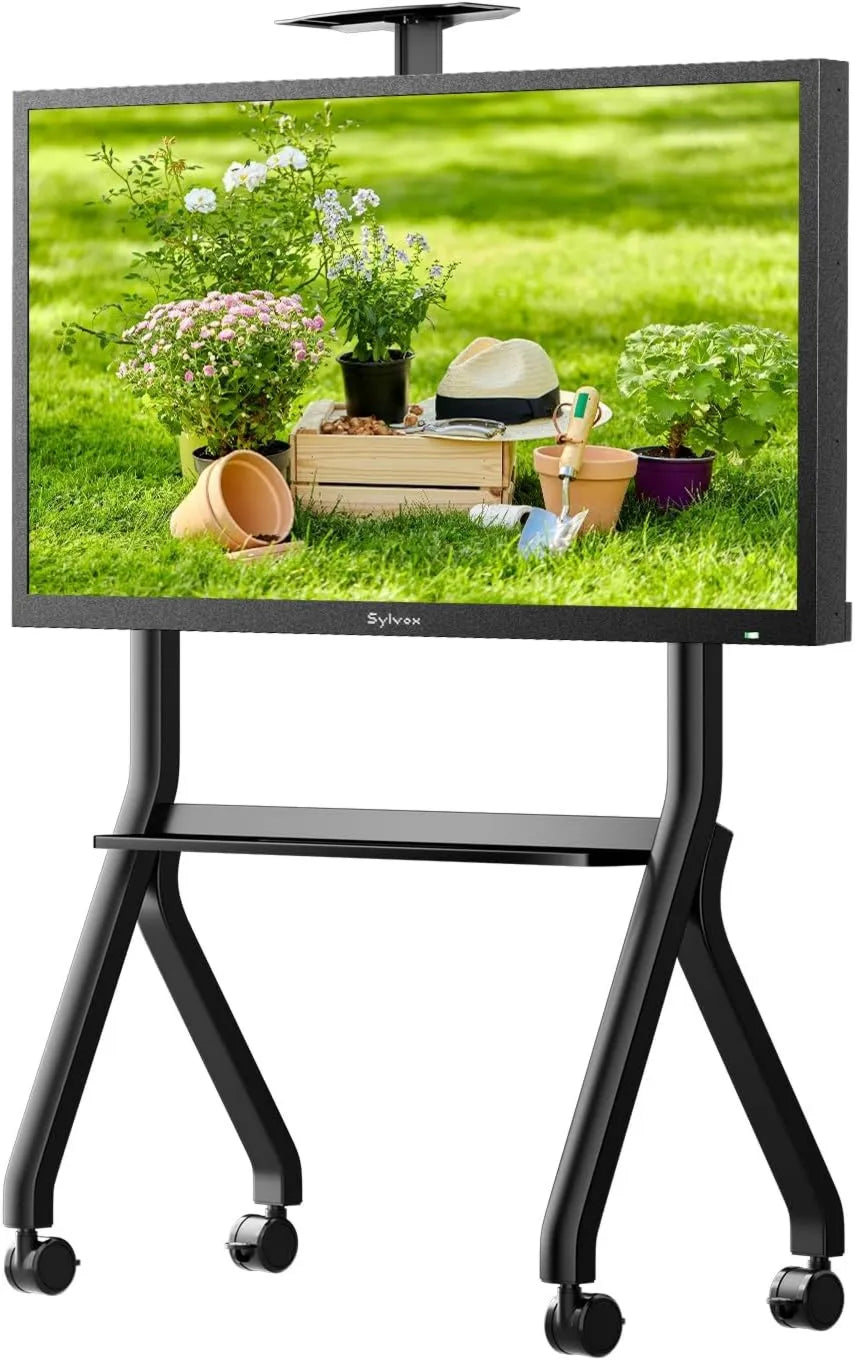 SYLVOX, Szafka TV kg, 88, 55 cali, 700 x 500 mm, na zewnątrz, koła poruszające się, obciążenie: 40 funtów, 360 ° Koła blokujące, wsparcie TV