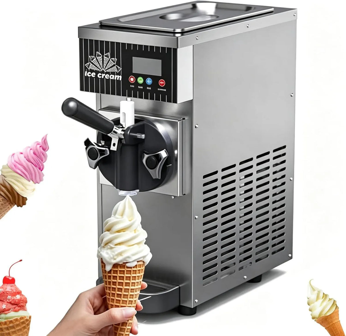 QYLTTDM, kostkarka do lodu, lodu i sorbetu, 450 W, profesjonalna, restauracja, dla restauracji Et, TYH