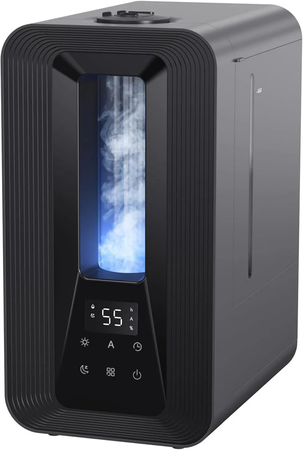 AROEVE, 50H / 25 dB 1-24H Humidyfikator, Diffuser, 5 l, 25 dB, minutnik, Cichy, Czarny, dla niemowląt, Biuro Roślin, AROEVA 50H/25 dB