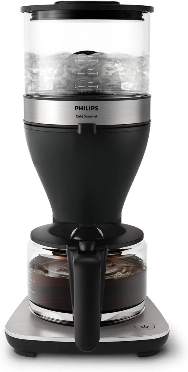 PHILIPS, HD5416 / 60 Elektryczny ekspres do kawy, 1, 25 l, 1800 W, Płyta IPS, stal nierdzewna, czarne, do 15 filiżanek, czarny / Inox HD5416/60