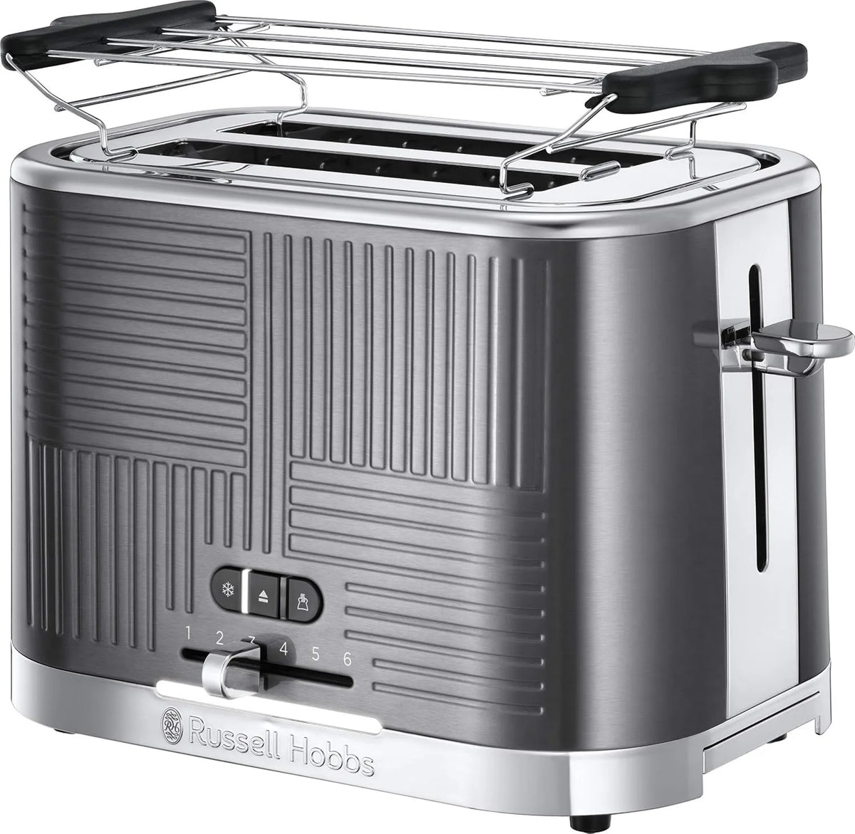 Russell Hobbs, Toaster, 1640 W, 4 programów, Szybkie szlifowanie / bruniowanie, 4 funkcje, Dla 2 plastry