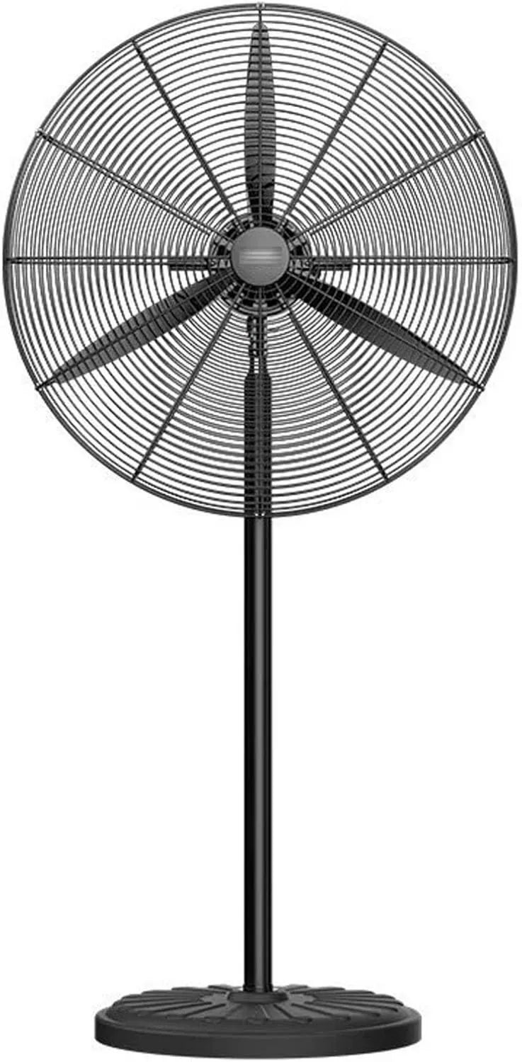 YPIOUREN, Wentylator, przemysłowy, 3 prędkości, oscylacja 120 °, tłumik