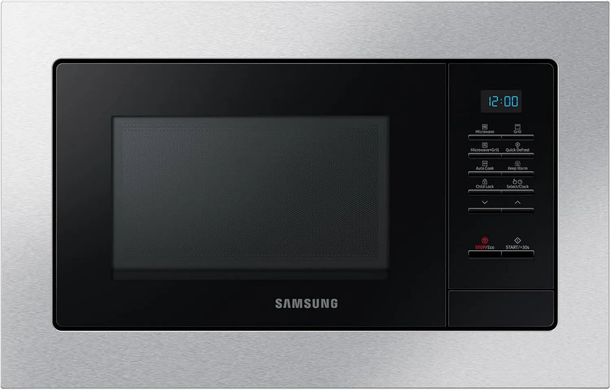 Samsung, MG23A7013CT Kuchenka mikrofalowa, 38 cm, 23 l, 800 W, do zabudowy, grill, mikrofalówka, Niche 38 cm, 23 litry