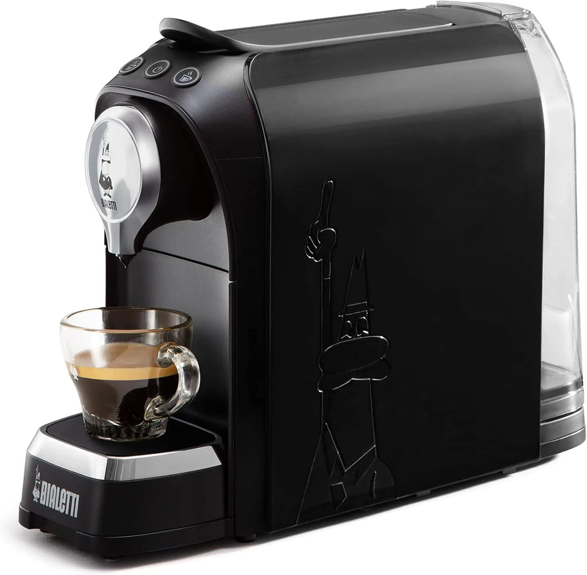 Bialetti, Maszyna do kawy, 1200 W, czarna, aluminiowa, do glinu