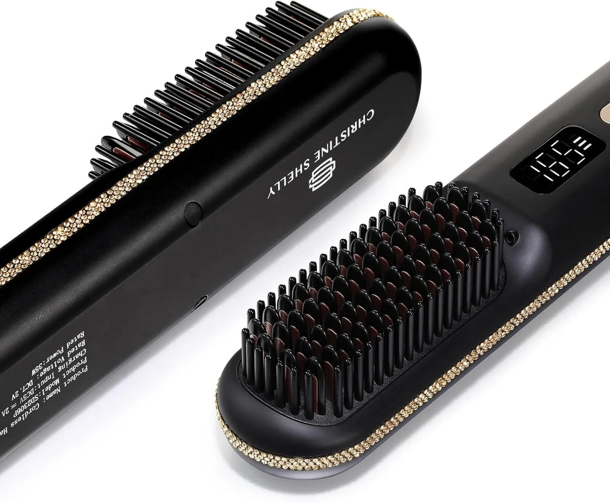 CHRISTINE SHELLY prostownica do włosów, 9600 mAh, 140 do 230°C, prostownica żelazo