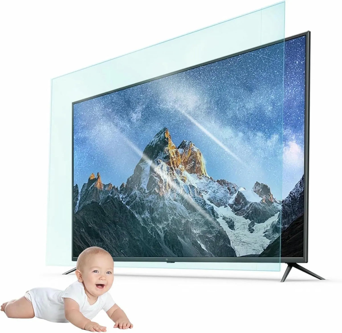 RAGOPILEN, Inteligentny telewizor 40Inche, 50 cali, 875x482 mm, TV, TV ekrany ochrony, anty-Odkurzacze, anty-Ray, palce anty-Traces 40Inches