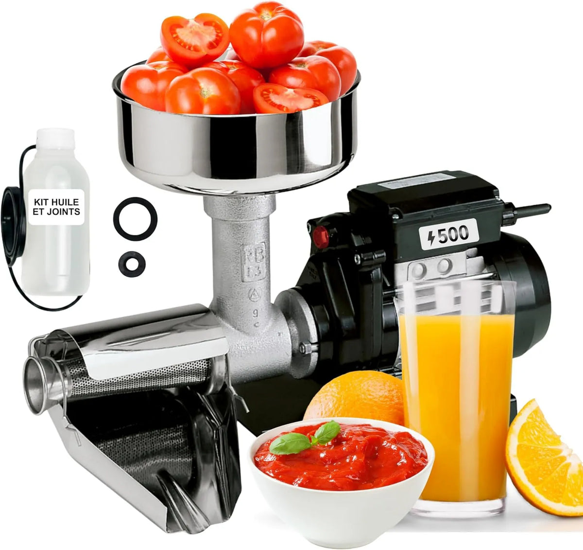Reber, Akcesoria do N.5, 500 W, stal nierdzewna, do 340 kg / h